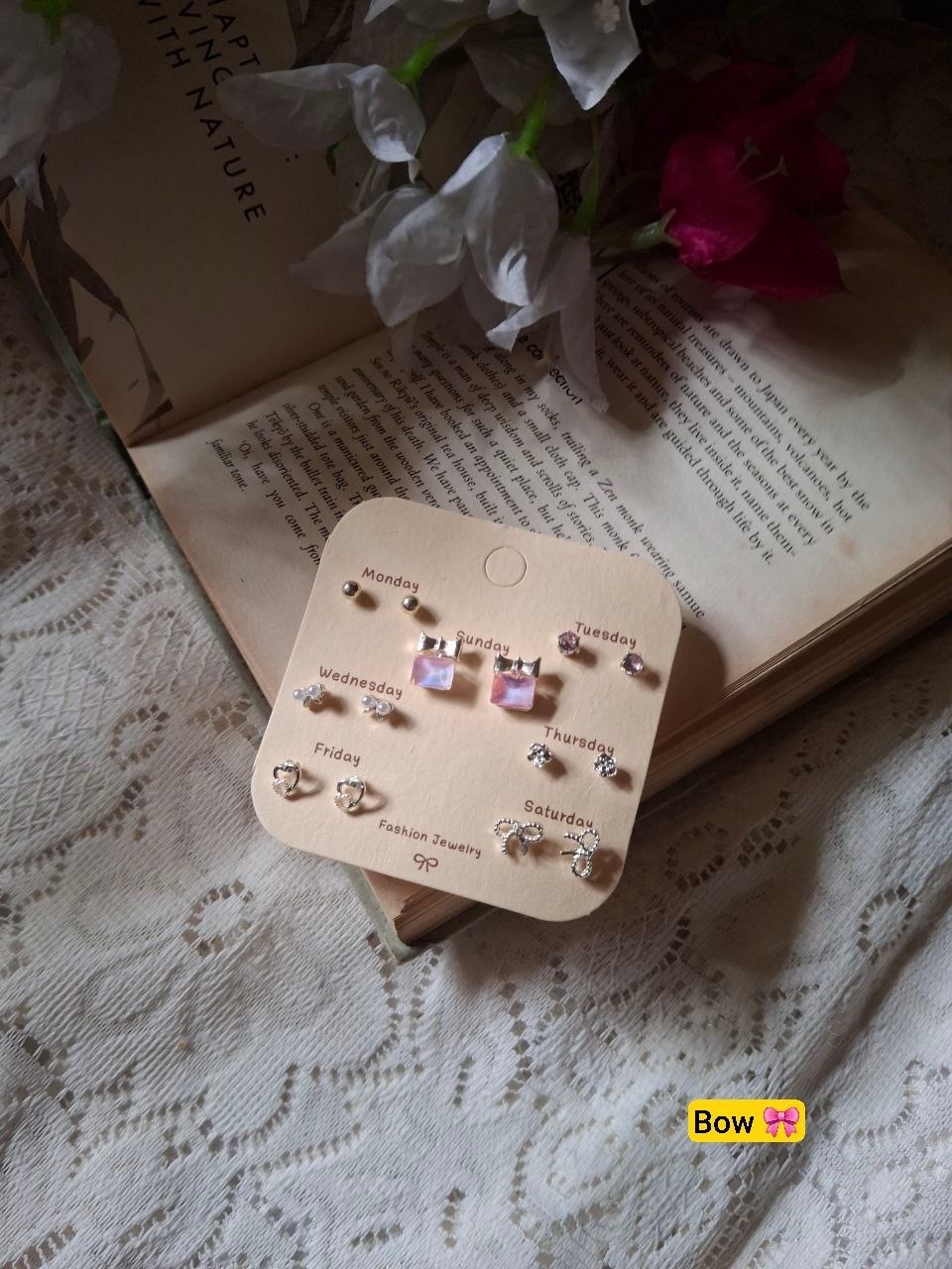 7 Pairs of Stud Earrings Set š - Image 6