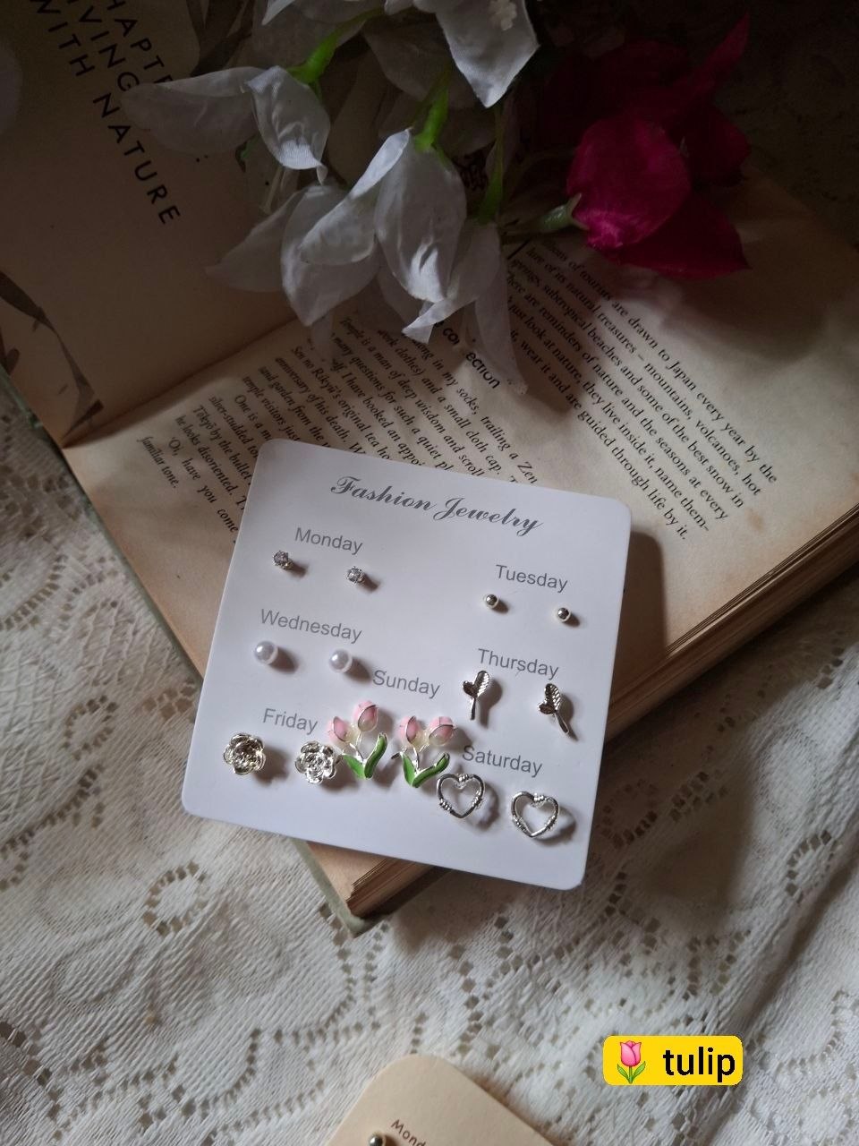 7 Pairs of Stud Earrings Set š - Image 5