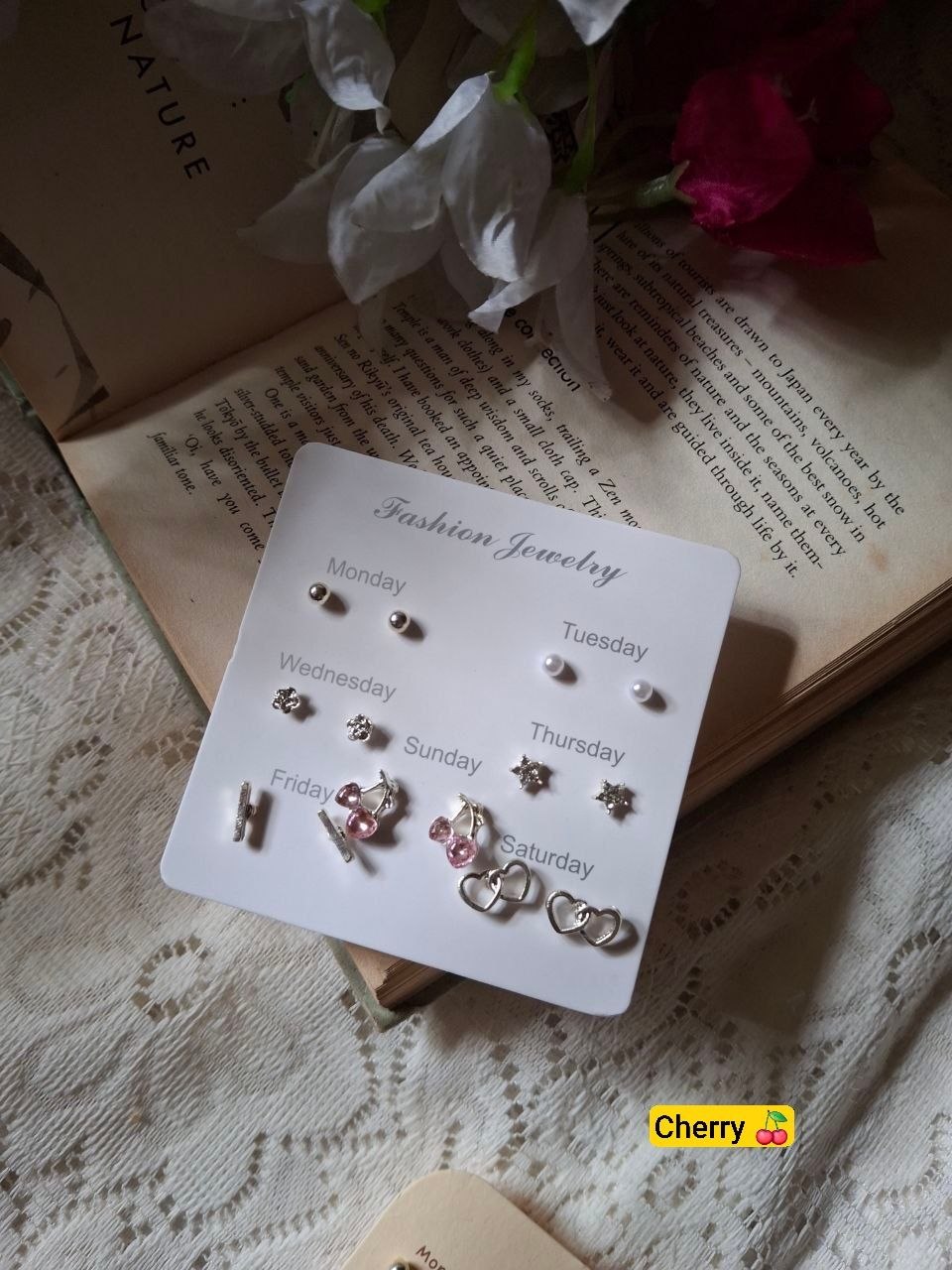 7 Pairs of Stud Earrings Set š - Image 4